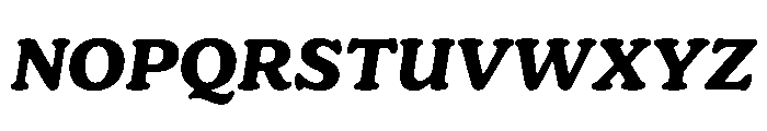 Jovie Bold Italic Font UPPERCASE