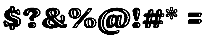 Jovie Glow Black Font OTHER CHARS