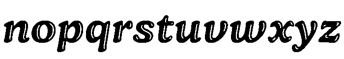 Jovie Glow Bold Italic Font LOWERCASE