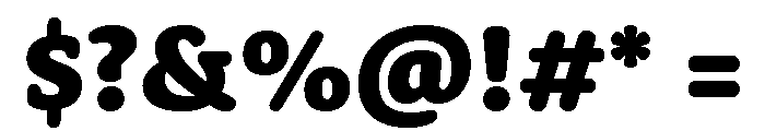 Jovie Glow Heavy Font OTHER CHARS