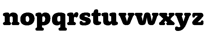 Jovie Glow Heavy Font LOWERCASE