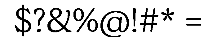 Jovie Glow Light Font OTHER CHARS