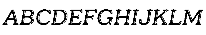 Jovie Glow Medium Italic Font UPPERCASE