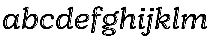 Jovie Glow Medium Italic FONT
