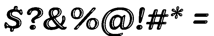 Jovie Glow SemiBold Italic Font OTHER CHARS