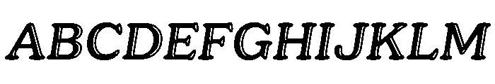 Jovie Glow SemiBold Italic Font UPPERCASE