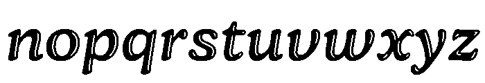 Jovie Glow SemiBold Italic Font LOWERCASE