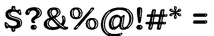 Jovie Glow SemiBold Font OTHER CHARS