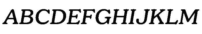 Jovie Medium Italic Font UPPERCASE