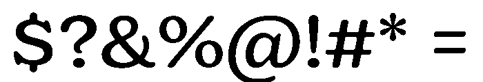 Jovie Medium Font OTHER CHARS