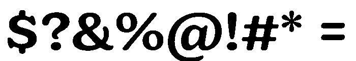 Jovie SemiBold Font OTHER CHARS