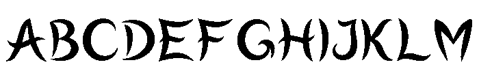 JOY RISES Regular Font UPPERCASE