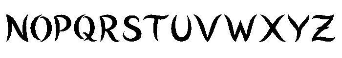 JOY RISES Regular Font UPPERCASE