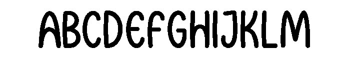 JOY SPARKS LIFE Regular Font UPPERCASE