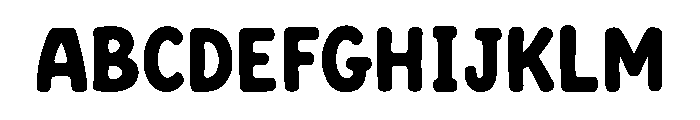 Jocobow Font UPPERCASE