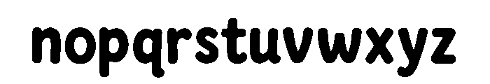 Jocobow Font LOWERCASE