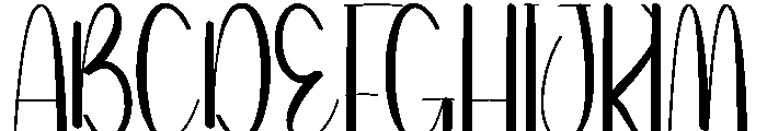 Jocularity Holiday Font UPPERCASE