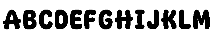 Jodie Regular Font UPPERCASE