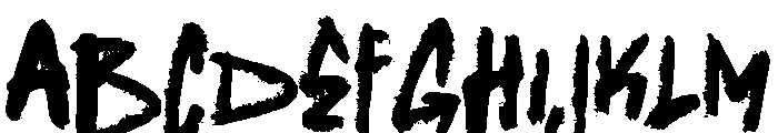 Joe Dirt Font UPPERCASE