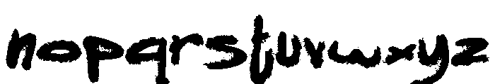 Joe Dirt Font LOWERCASE