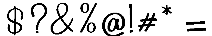 Jofie Font OTHER CHARS