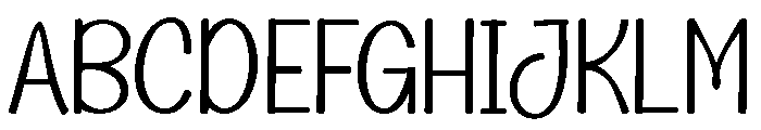 Jofie Font UPPERCASE