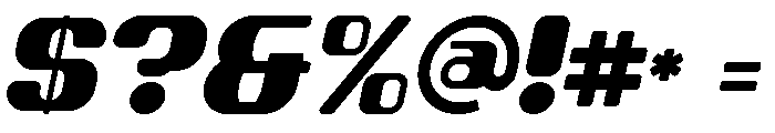 Jogojiwo Italic Font OTHER CHARS