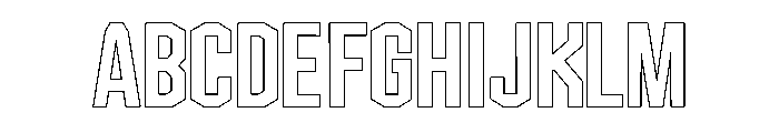 JohanssonRegular OutlineSans Font UPPERCASE