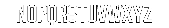 JohanssonRegular OutlineSans Font UPPERCASE