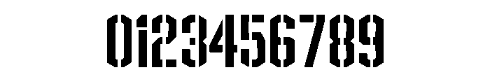 JohanssonRegular Stencil Font OTHER CHARS