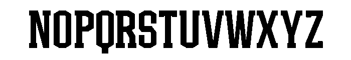 Johanssonfamily RegularSlab Font UPPERCASE