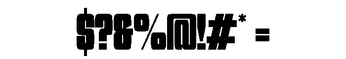 Johner Regular Font OTHER CHARS