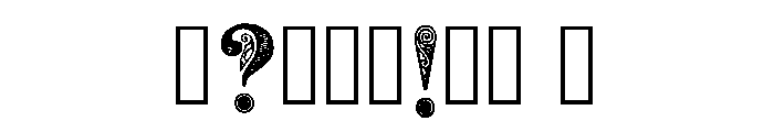 Johnny Regular Font OTHER CHARS