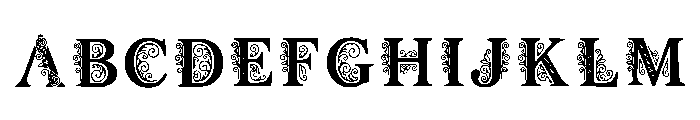 Johnny Regular Font UPPERCASE