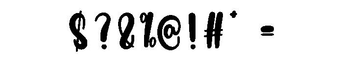 Joint Beach Font OTHER CHARS