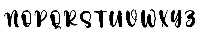 Joint Beach Font UPPERCASE