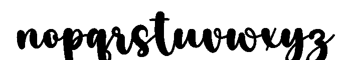 Joint Beach Font LOWERCASE