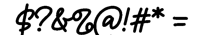 Joko Story Font OTHER CHARS