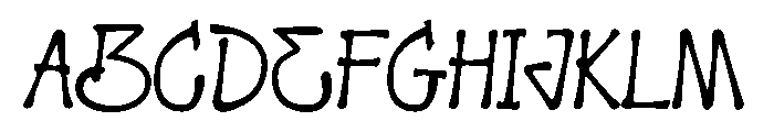 Jolistreet Font UPPERCASE