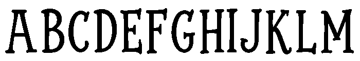 Jollivane Font UPPERCASE