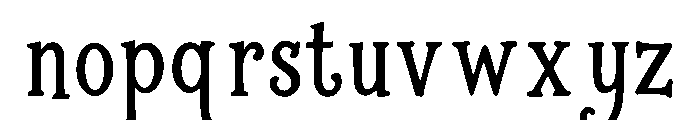 Jollivane Font LOWERCASE
