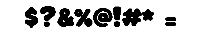 Jolly Blast Font OTHER CHARS