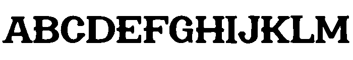 Jolly Block Font UPPERCASE