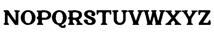 Jolly Block Font LOWERCASE