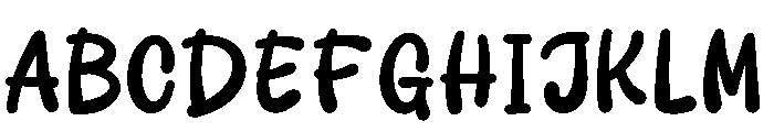 Jolly Blump Font UPPERCASE