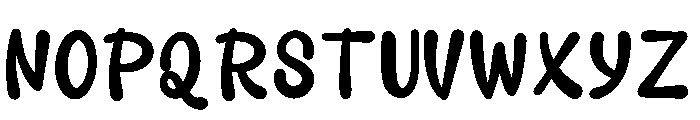 Jolly Blump Font UPPERCASE