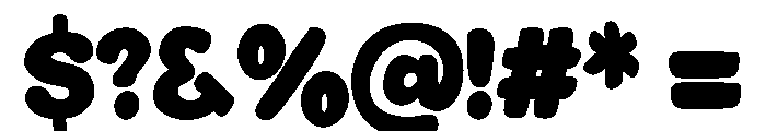 Jolly Boss Font OTHER CHARS