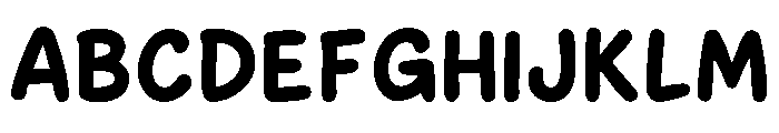 Jolly Bouncy Regular Font UPPERCASE