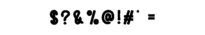 Jolly Bubble Font OTHER CHARS