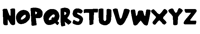 Jolly Chomp Font UPPERCASE